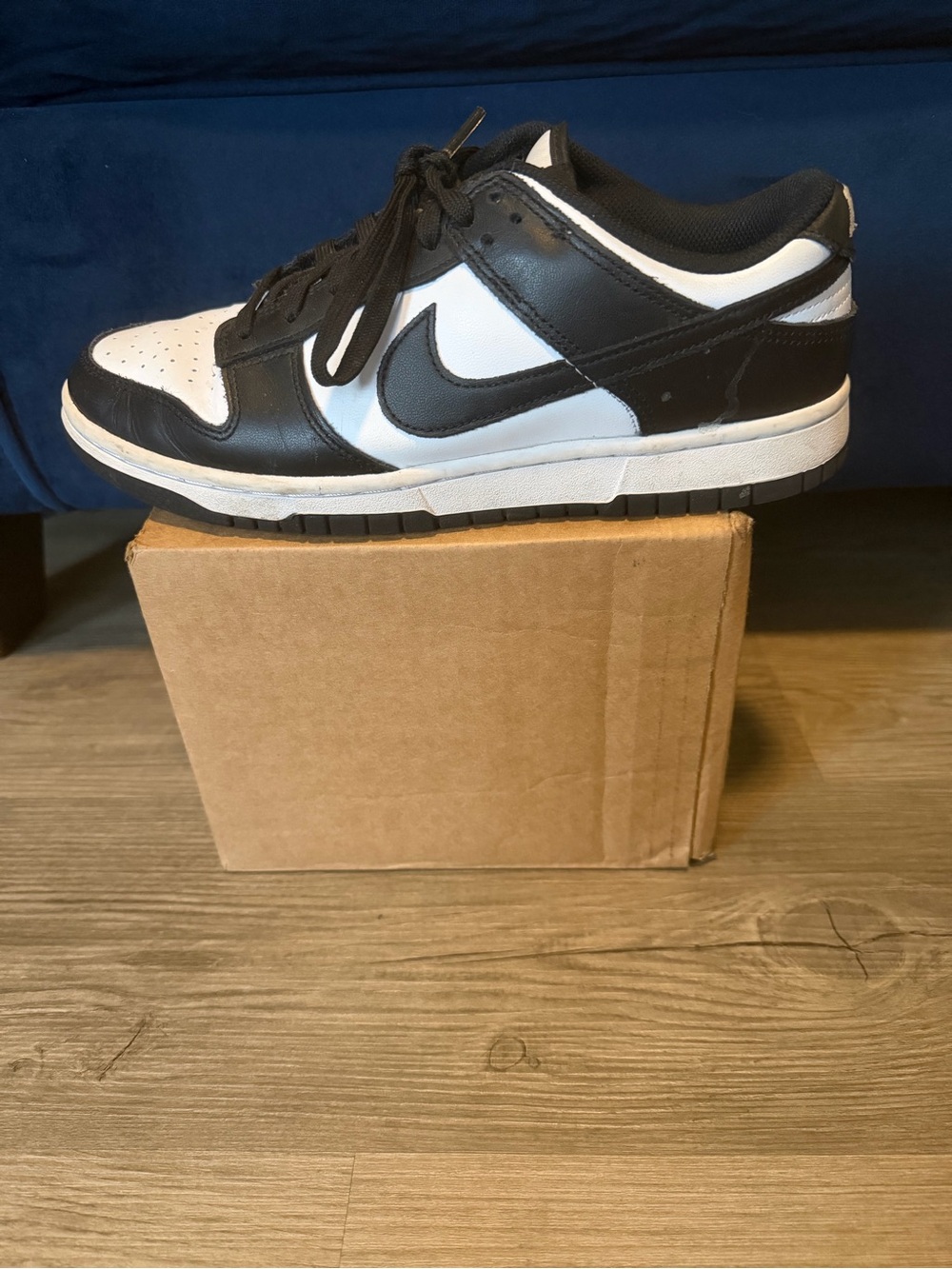 Nike Dunk Low Retro "Panda" Black White Sneakers 10